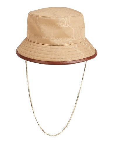 MAX MARA Hat Sand 100% Polyester