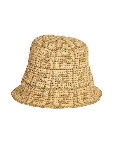 FENDI Hat Sand 58% Viscose, 42% Polyamide