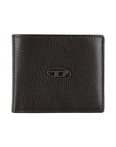 DIESEL Wallet Dark brown 100% Cow leather