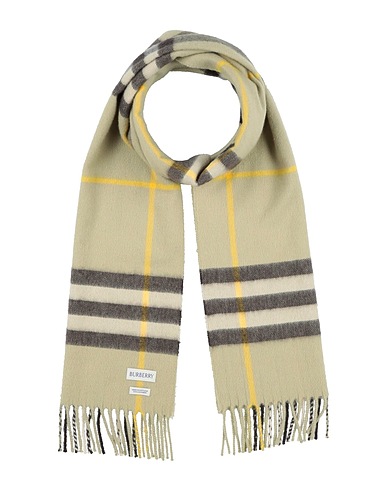 BURBERRY PRORSUM Scarves and foulards Light green 100% Cashmere
