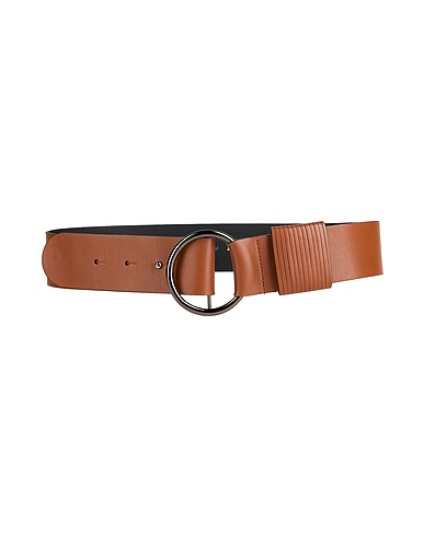 CRISTINA GAVIOLI High-waist belt MARRONE Leather