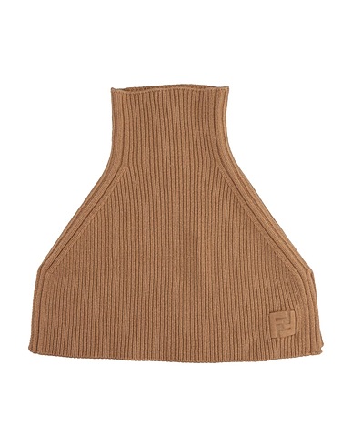 FENDI Scarves and foulards Camel 90% Virgin Wool, 10% Cashmere