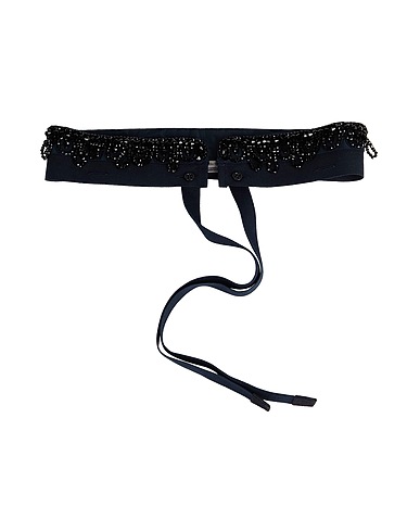 MAX MARA Scarves and foulards Midnight blue 100% Polyester, Glass, Cotton