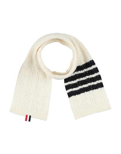 THOM BROWNE Schals und Foulards Elfenbein 44% Wolle, 29% Seide, 27% Kaschmir