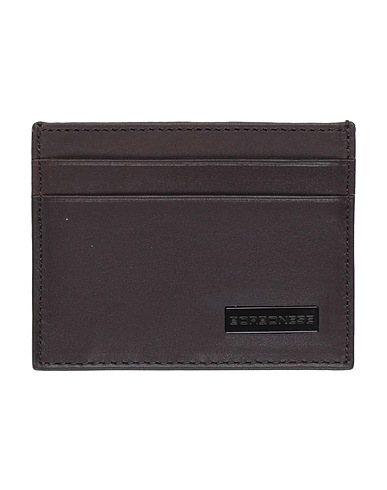 BORBONESE Small Leather Goods Dark brown 100% Leather