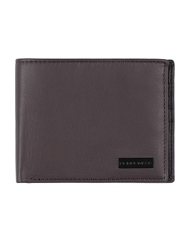 BORBONESE Wallet Dark brown 100% Leather