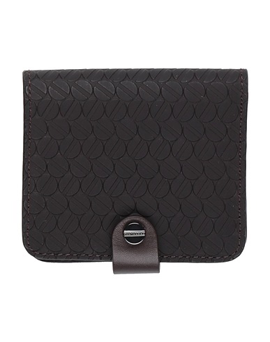 BORBONESE Small Leather Goods Dark brown Leather