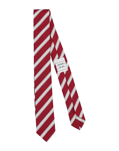 THOM BROWNE Ties and bow ties Brick red 56% Silk, 44% Cotton