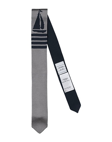 THOM BROWNE Ties and bow ties Grey 100% Silk