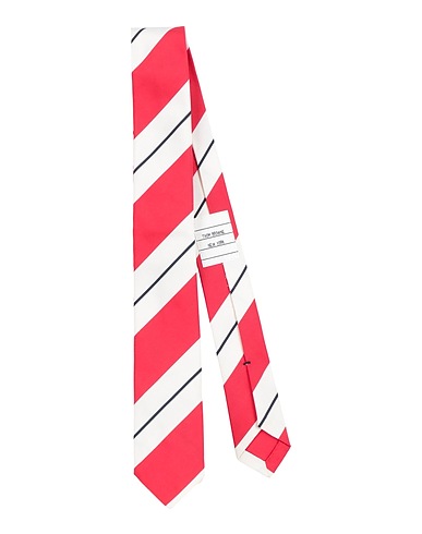 THOM BROWNE Krawatten und Fliegen Rot 56% Seide, 44% Baumwolle