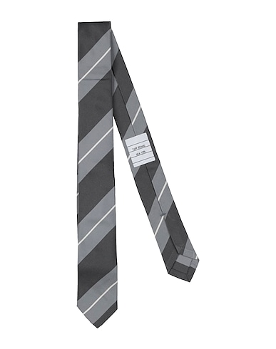 THOM BROWNE Ties and bow ties Grey 56% Silk, 44% Cotton