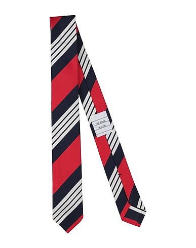 THOM BROWNE Ties and bow ties Red 56% Silk, 44% Cotton