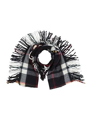 SHIRTAPORTER Scarves and foulards Black 54% Wool, 30% Polyester, 8% Polyamide, 8% Acrylic