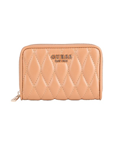 GUESS Wallet Camel 100% Polyurethane