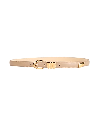 GUESS Thin belt Taupe Textile fibres