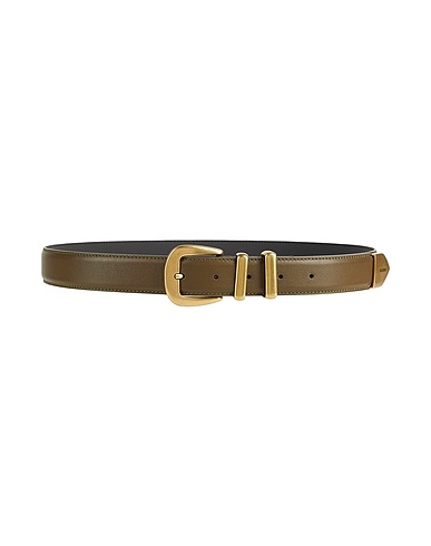 GUESS Regular belt Military green Textile fibers