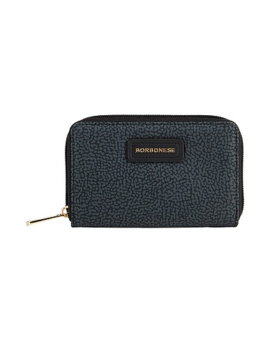BORBONESE Wallet Dark green 100% Polyester
