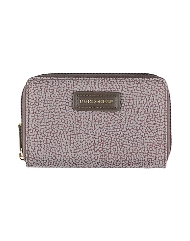 BORBONESE Wallet Light grey 100% Polyester