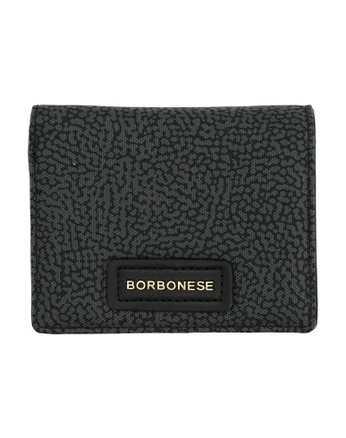 BORBONESE Portafoglio Verde scuro 100% Poliestere, Poliuretano