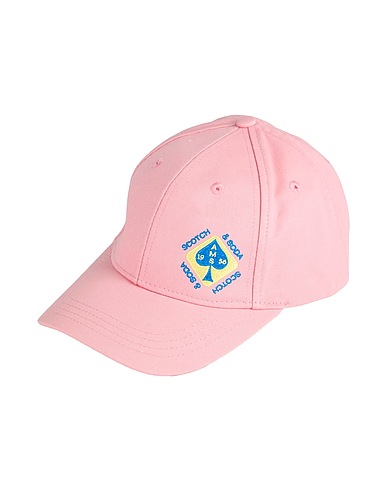 MAISON SCOTCH Hat Pink 100% Cotton