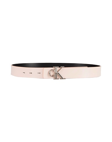 CALVIN KLEIN JEANS Regular belt Light pink 100% Cowhide