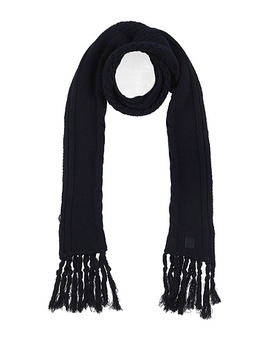 JACOB COHЁN Sciarpe e foulard Blu notte 100% Lana Vergine