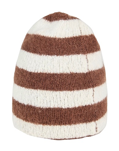 SOLOTRE Hat Dark brown 50% Mohair wool, 32% Polyamide, 18% Wool