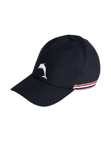 THOM BROWNE Hat Midnight blue 50% Wool, 50% Polyester