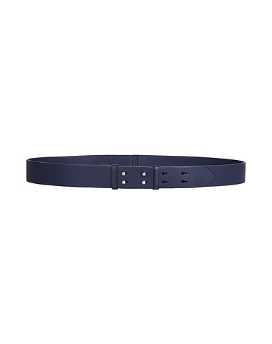 BURBERRY Regular belt Midnight blue Leather