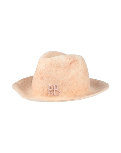RUSLAN BAGINSKIY Hat Beige 100% Wool