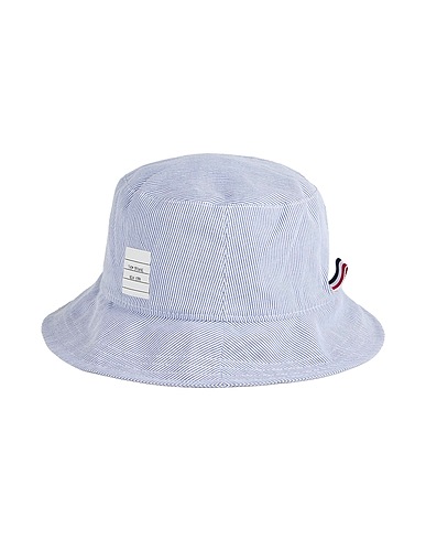 THOM BROWNE Hat Navy blue 100% Cotton