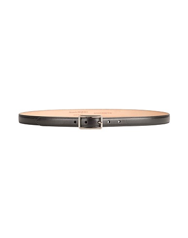 McQ Alexander McQueen Thin belt Black Leather