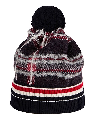 THOM BROWNE Mützen & Hüte Nachtblau 98% Wolle, 2% Andere Fasern