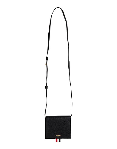 THOM BROWNE Small Leather Goods Black Leather