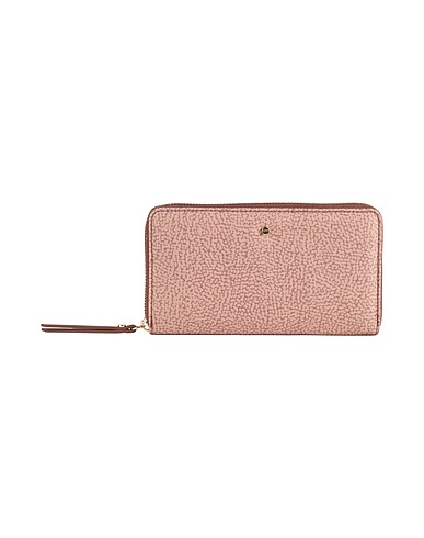 BORBONESE Wallet Khaki 100% Polyester, Polyurethane