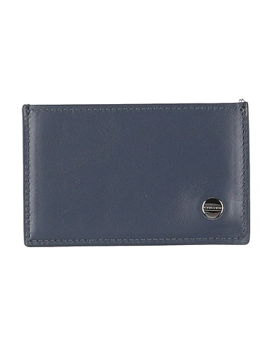 BORBONESE Small Leather Goods Midnight blue Leather