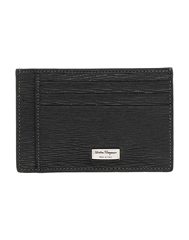FERRAGAMO Small Leather Goods Black Calfskin
