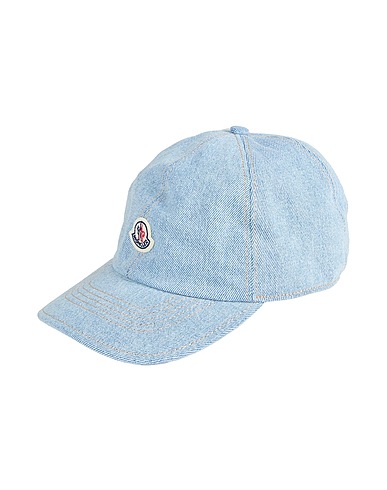 MONCLER Hat Light blue 100% Cotton