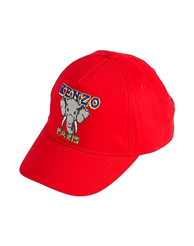 KENZO KIDS Hat Red 100% Cotton
