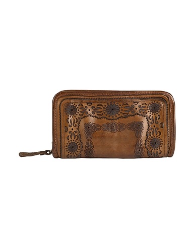 CAMPOMAGGI Wallet Military green Cowhide