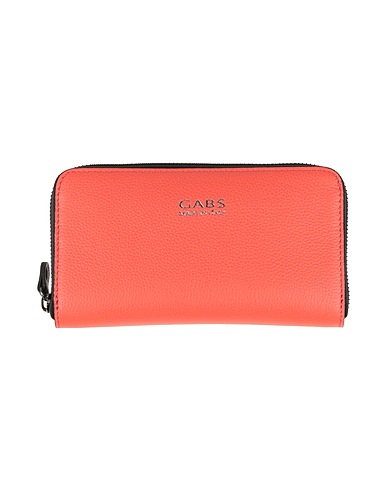 GABS Brieftasche Koralle 100% Kalbsleder