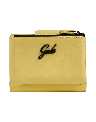 GABS Wallet Pastel yellow 100% Calfskin