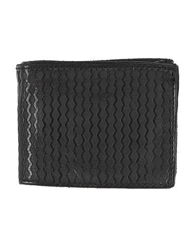 CAMPOMAGGI Wallet Black 100% Calfskin