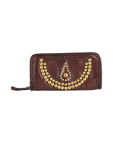 CAMPOMAGGI Wallet Dark brown Cowhide