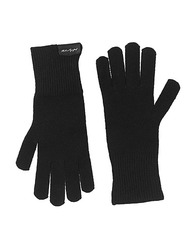 KARL LAGERFELD Gloves Black 42% Acrylic, 27% Polyester, 26% Polyamide, 5% Wool