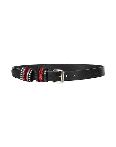 NANNI Regular belt Black Leather
