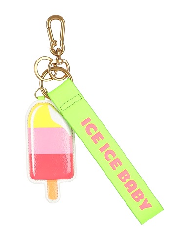 ESSENTIEL ANTWERP Key ring Lime green 100% Polyurethane