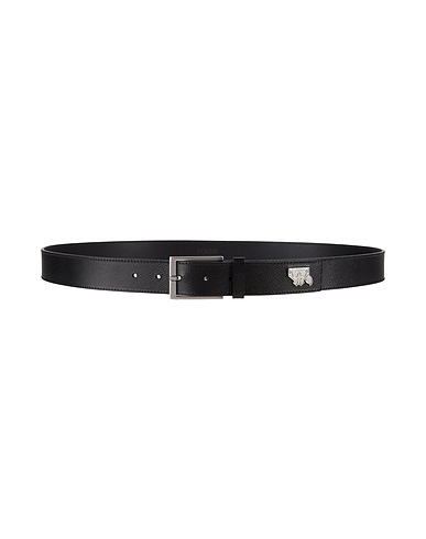 KARL LAGERFELD Leather belt Black 100% Cow leather