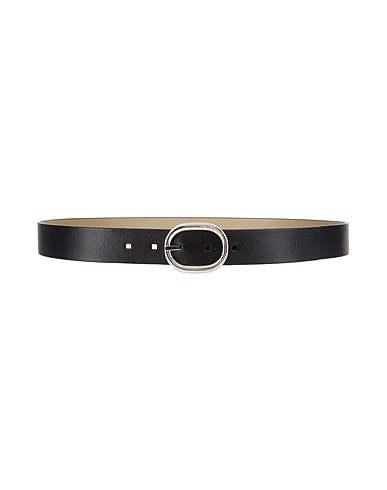 KARL LAGERFELD Leather belt Black 100% Cow leather