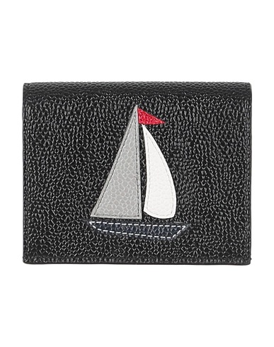 THOM BROWNE Small Leather Goods Black Leather